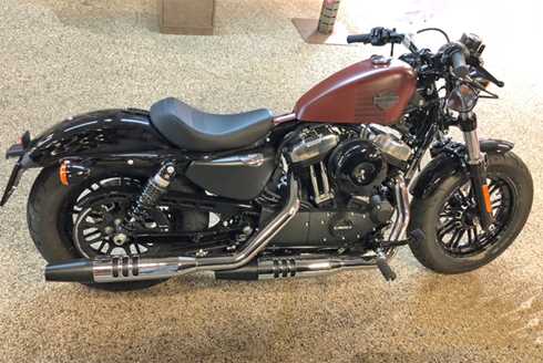 Harley Davidson XL1200 Forty Eight stulen i Skarpnäck, Stockholm
